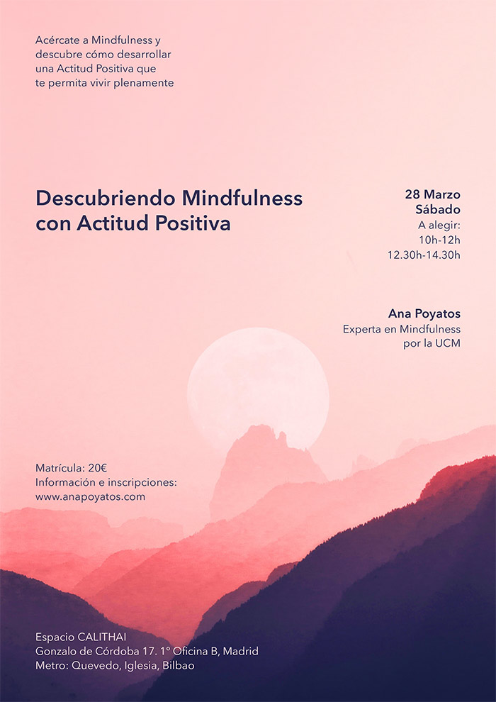 Taller Mindfulness Madrid abril